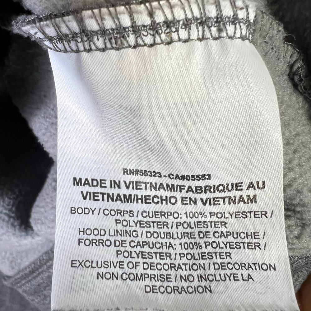 Nike Dri-Fit Hoodie Mens M Gray Swoosh Pullover Athletic Logo Sportswear Gym - Picture 5 of 5